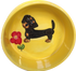 YELLOW DACHSHUND WATER BOWL