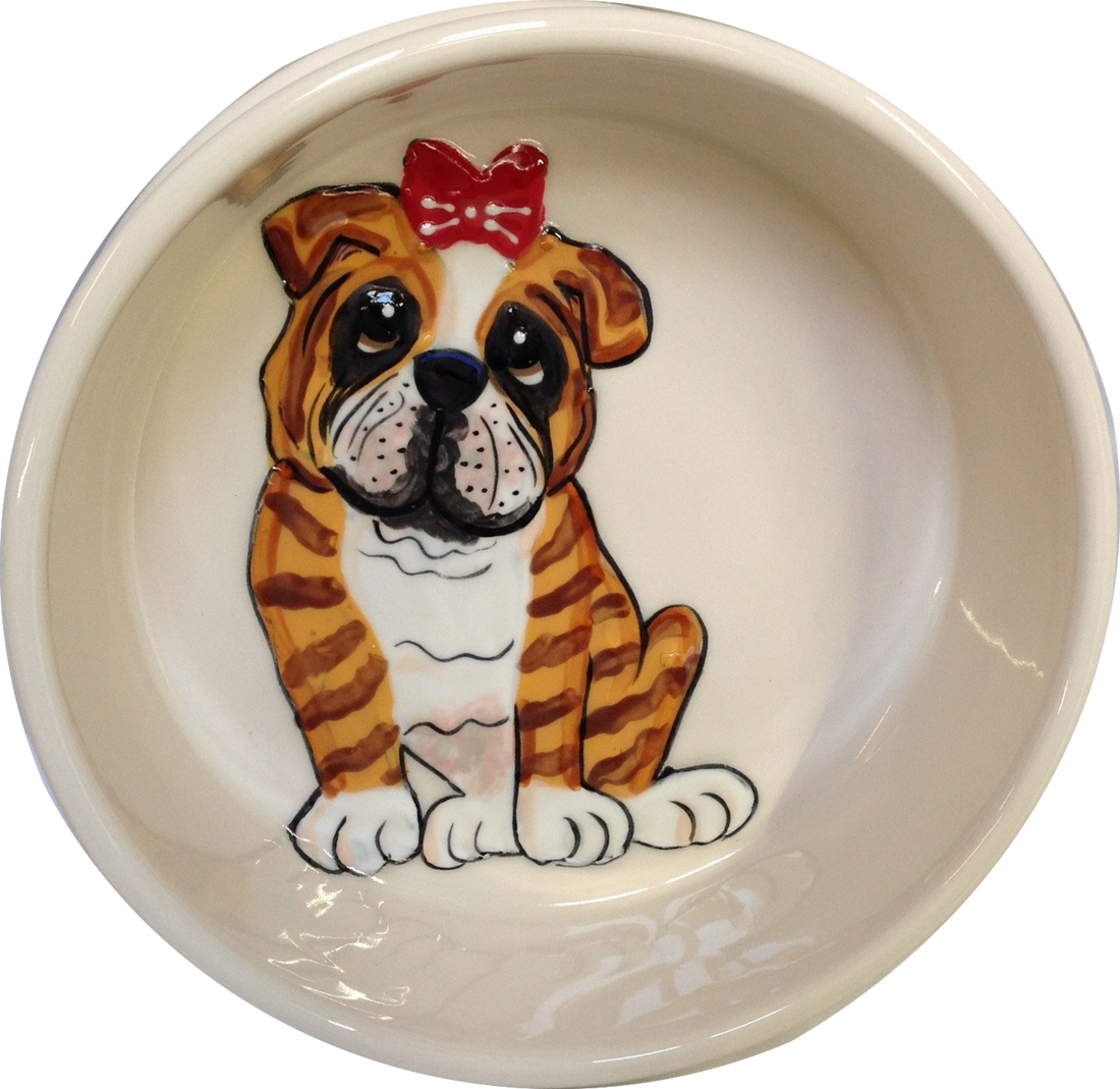 CUSTOM BOWL FOR BULLDOG