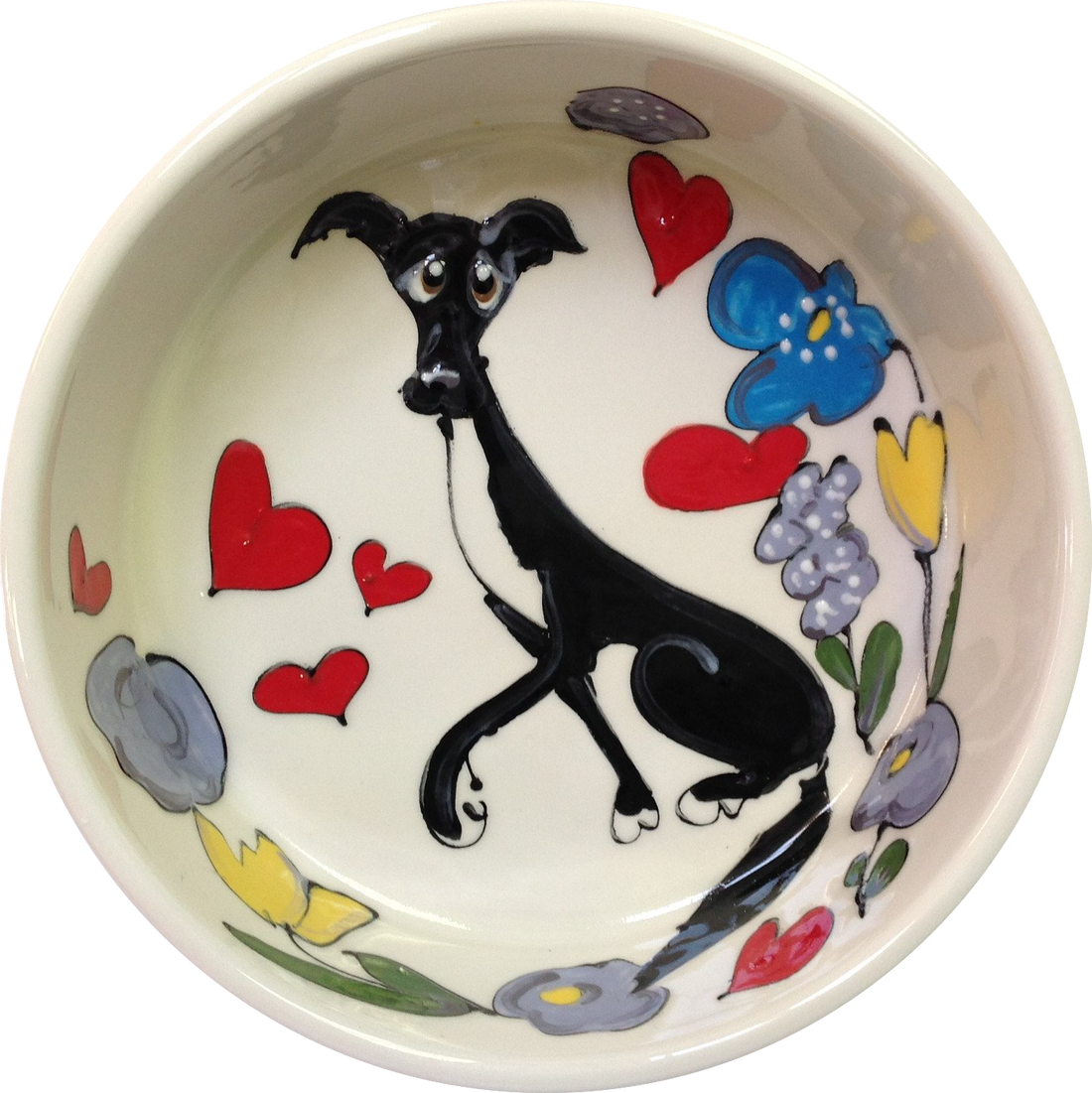 Italian Greyhound Dog Bowl