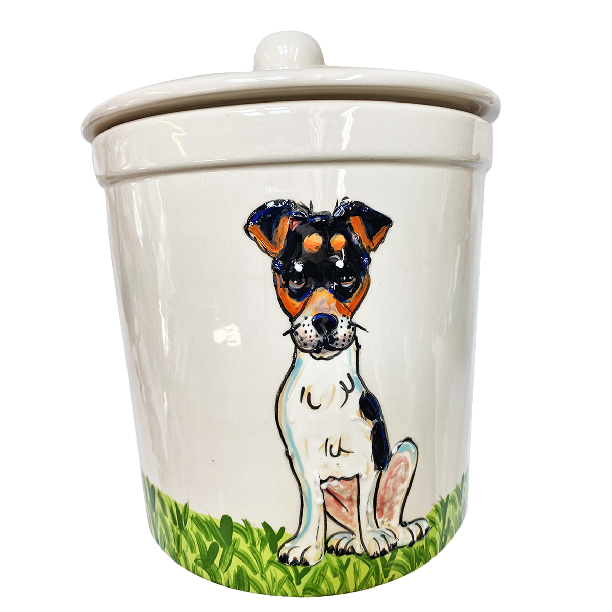 Jack Russell Terrier Treat Jar