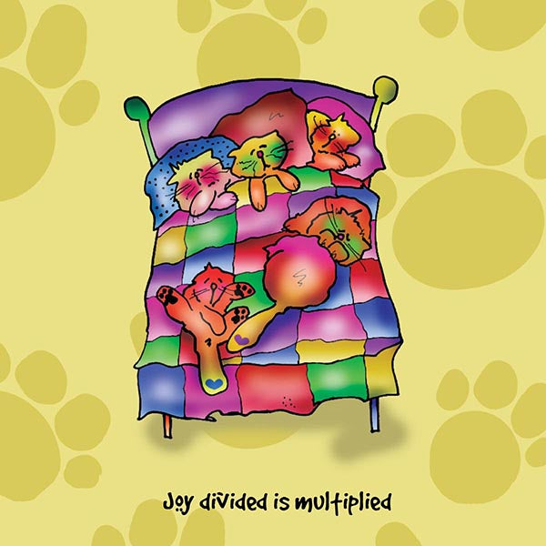 &quot;Joy divided is multiplied&quot; WHIMSHOTS CANVAS