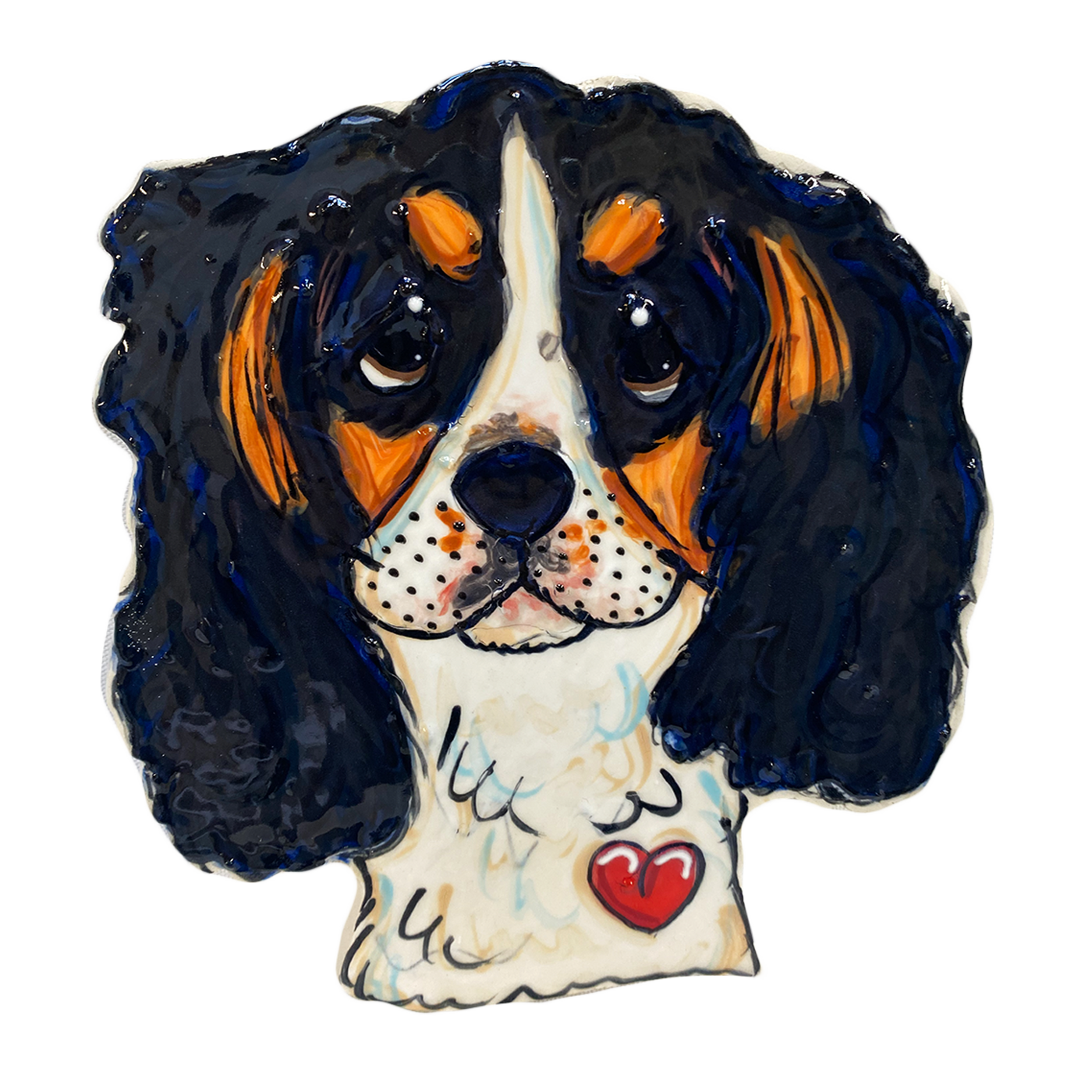 Cavalier King Charles Spaniel Portrait Tile