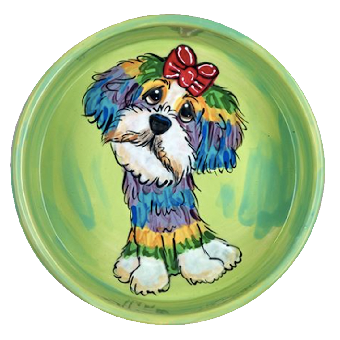 Maltese Rainbow Palz Bowl