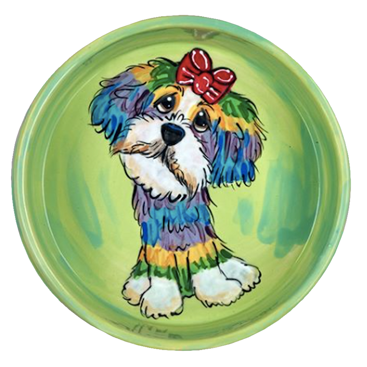 Maltese Rainbow Palz Bowl