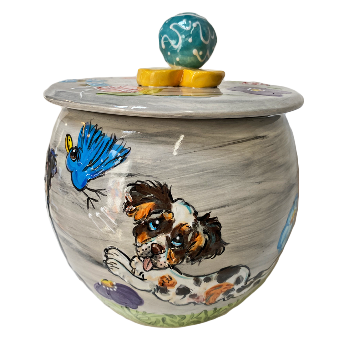 Mini Australian Shepherd Treat Jar