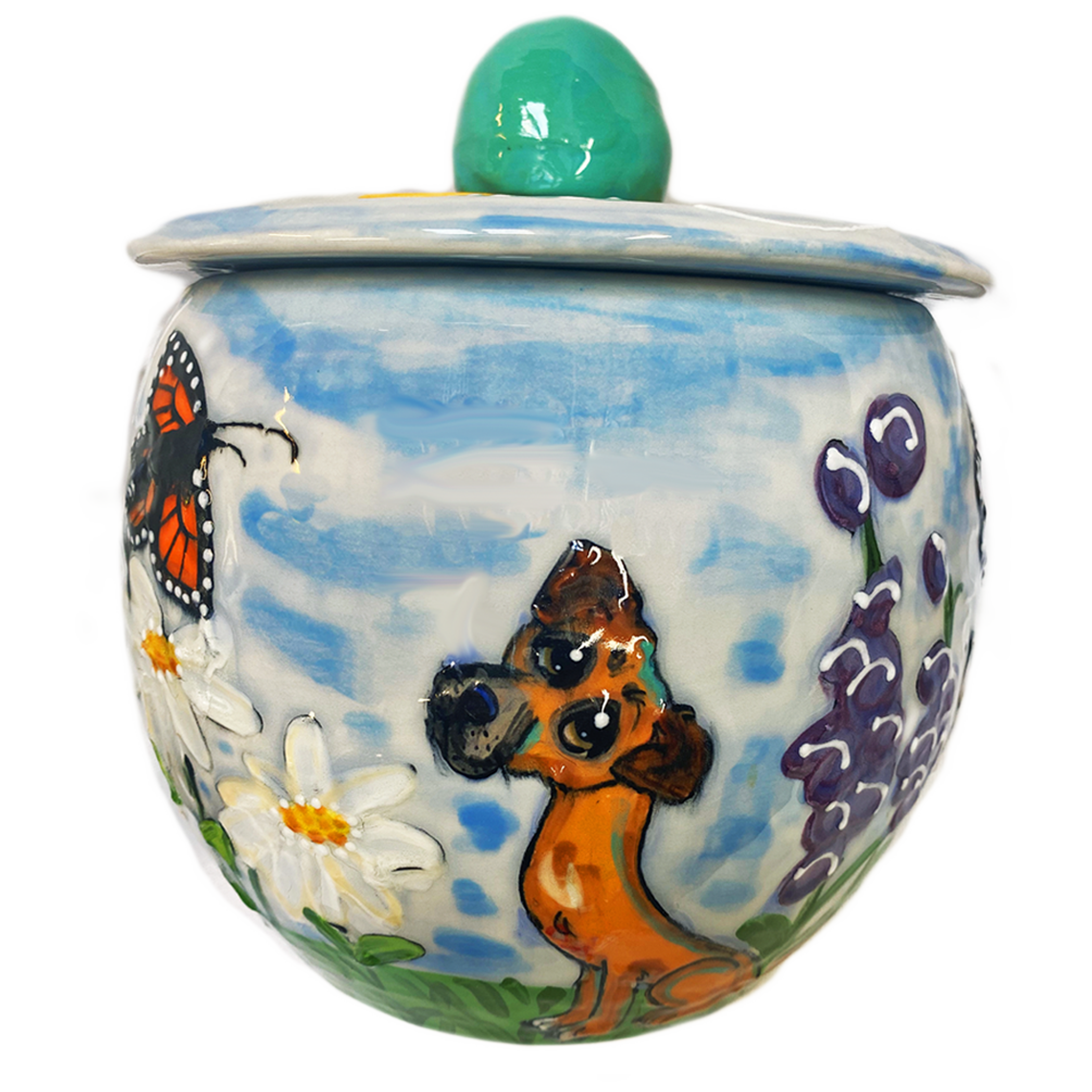 Monarch Butterfly Cookie Jar