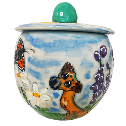 Monarch Butterfly Cookie Jar