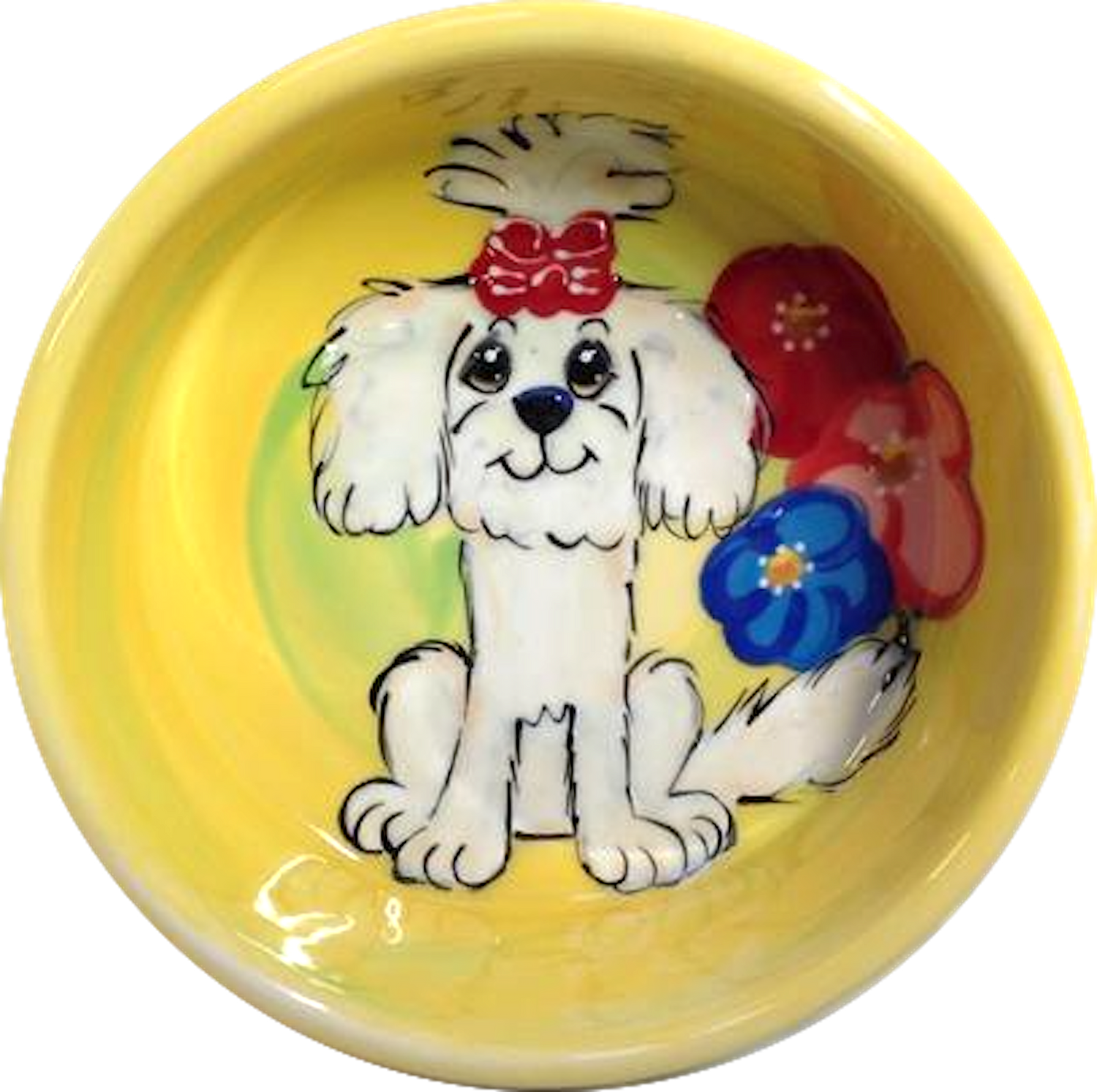 Maltese Dog Bowl