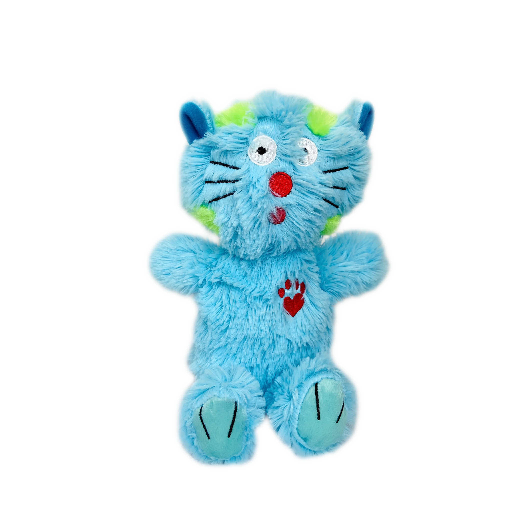 BOWZERS &amp; MEOWZERS MAXIMUM THE CAT A BLUE LARGE PLUSH SQUEAKY DOG TOY BY MULTIPET AVAILABLE AT FAUX PAW PRODUCTIONS BY Debby Carman 