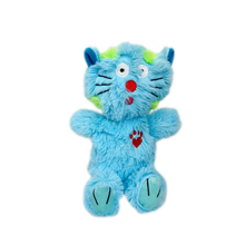 BOWZERS & MEOWZERS MAXIMUM THE CAT A BLUE LARGE PLUSH SQUEAKY DOG TOY BY MULTIPET AVAILABLE AT FAUX PAW PRODUCTIONS BY Debby Carman 