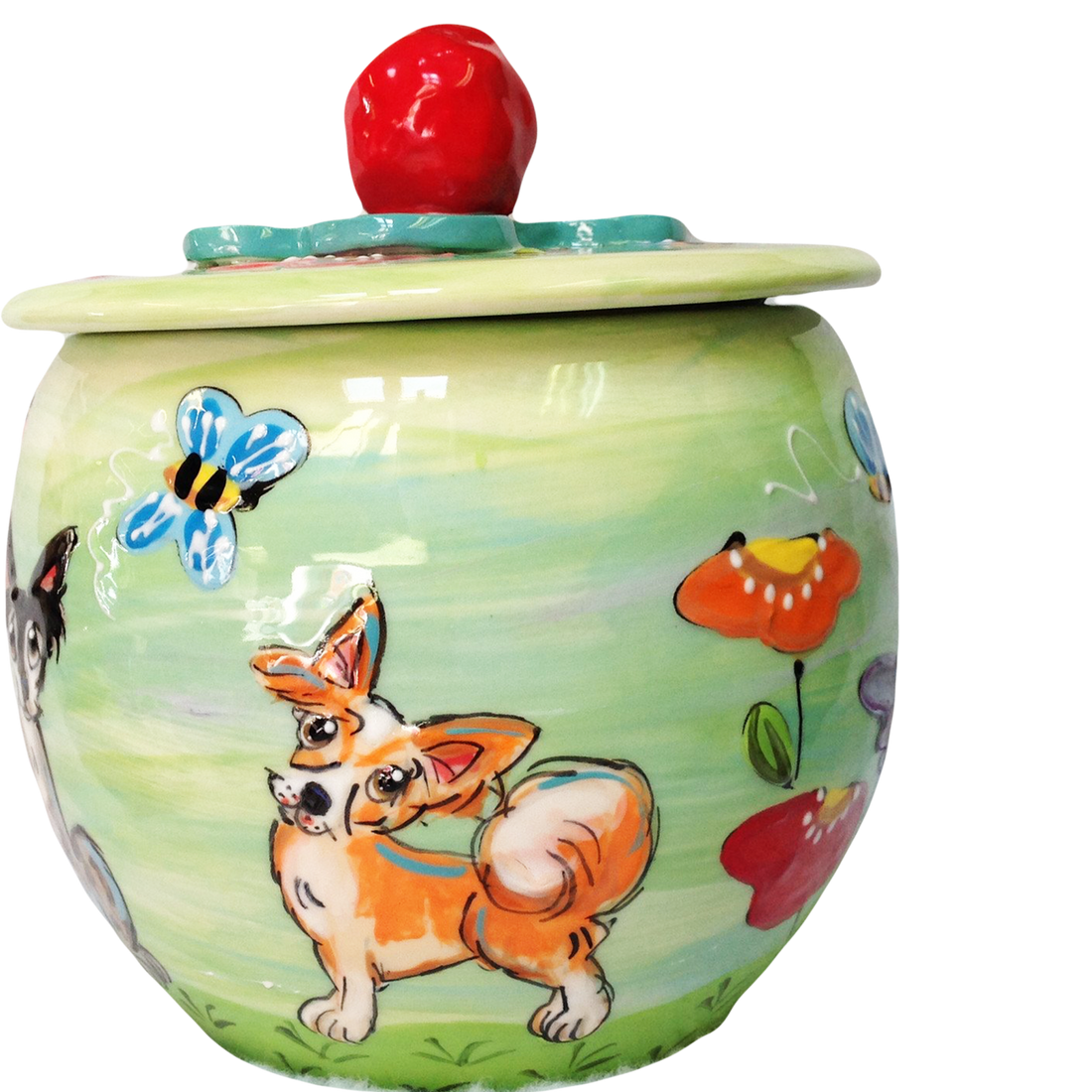 Papillon Treat Jar