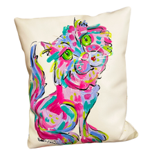 Cat Pillow - Vinyl Leather