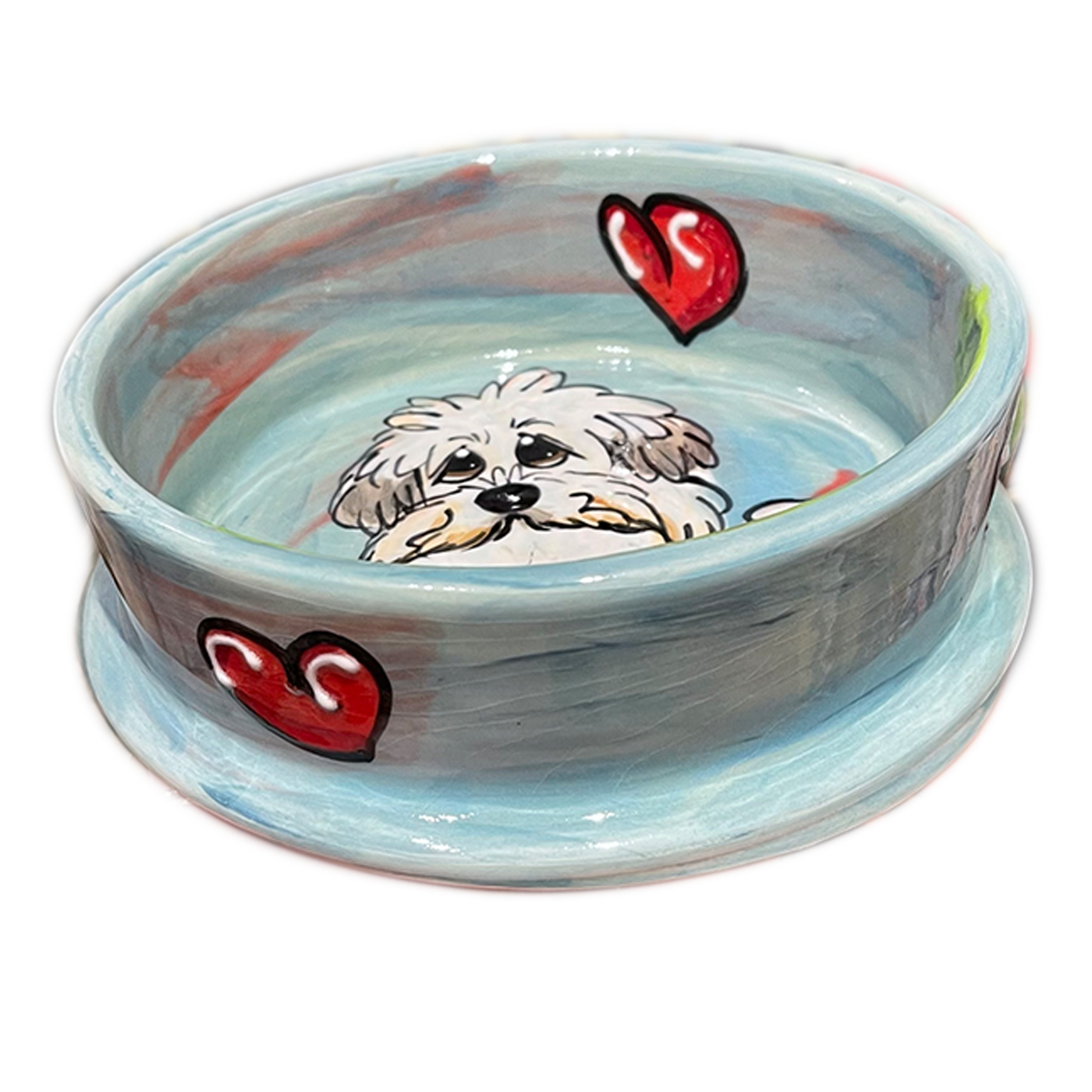 Peely Wally Shih Tzu  | Small Ceramic Personalized Bowl