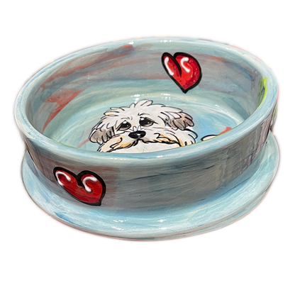 Peely Wally Shih Tzu  | Small Ceramic Personalized Bowl