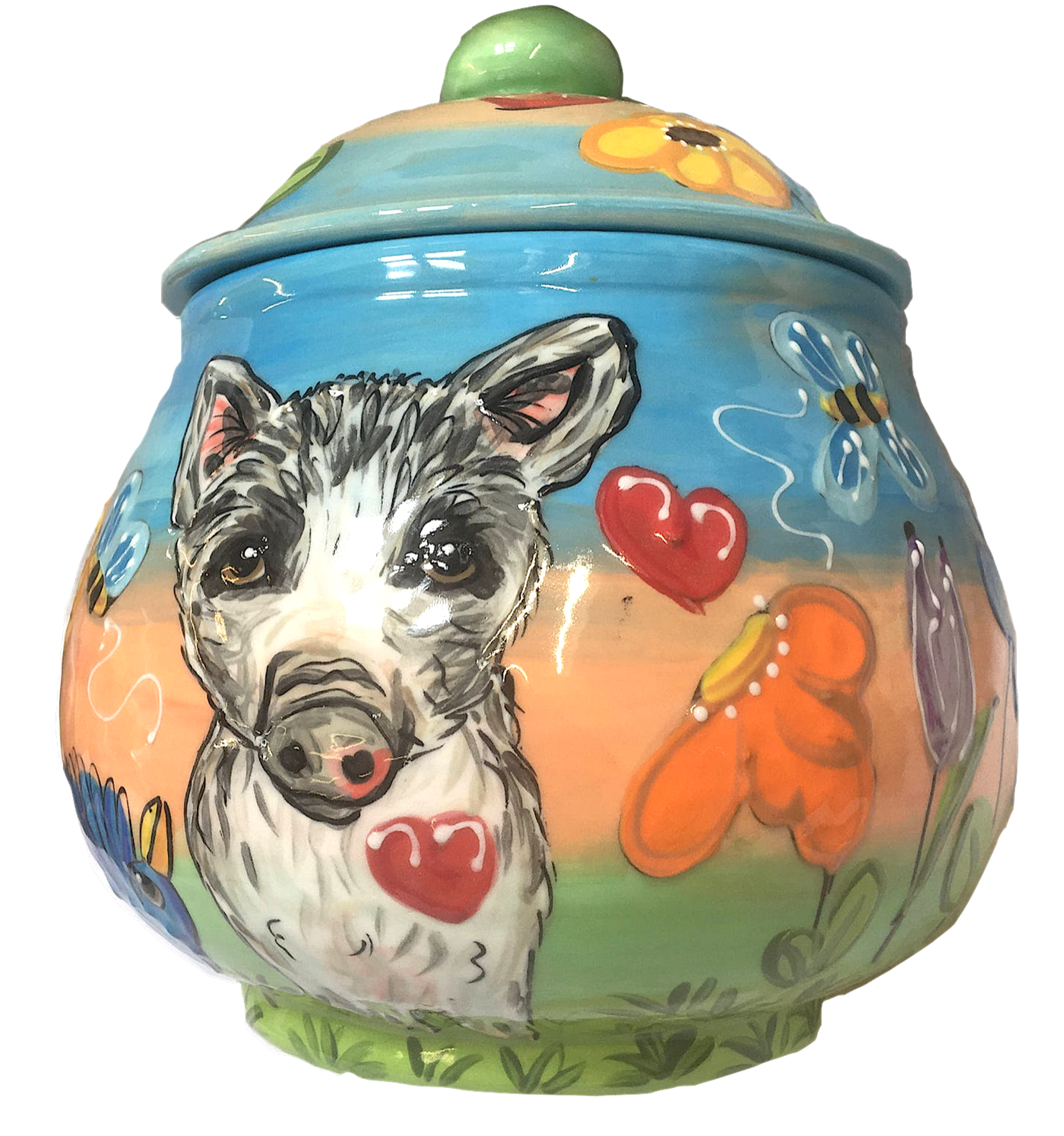 HANDMADE CERAMIC PET URN FROM WWW.FAUXPAWPRODUCTIONS.COM