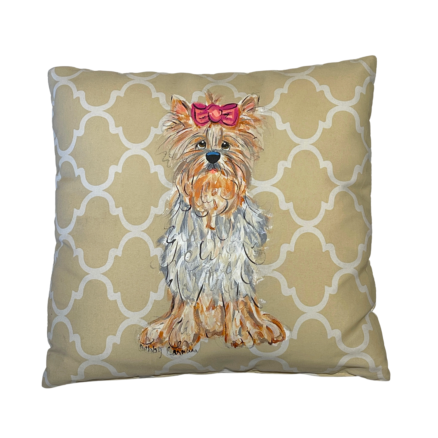 Yorkie Terrier Pillow