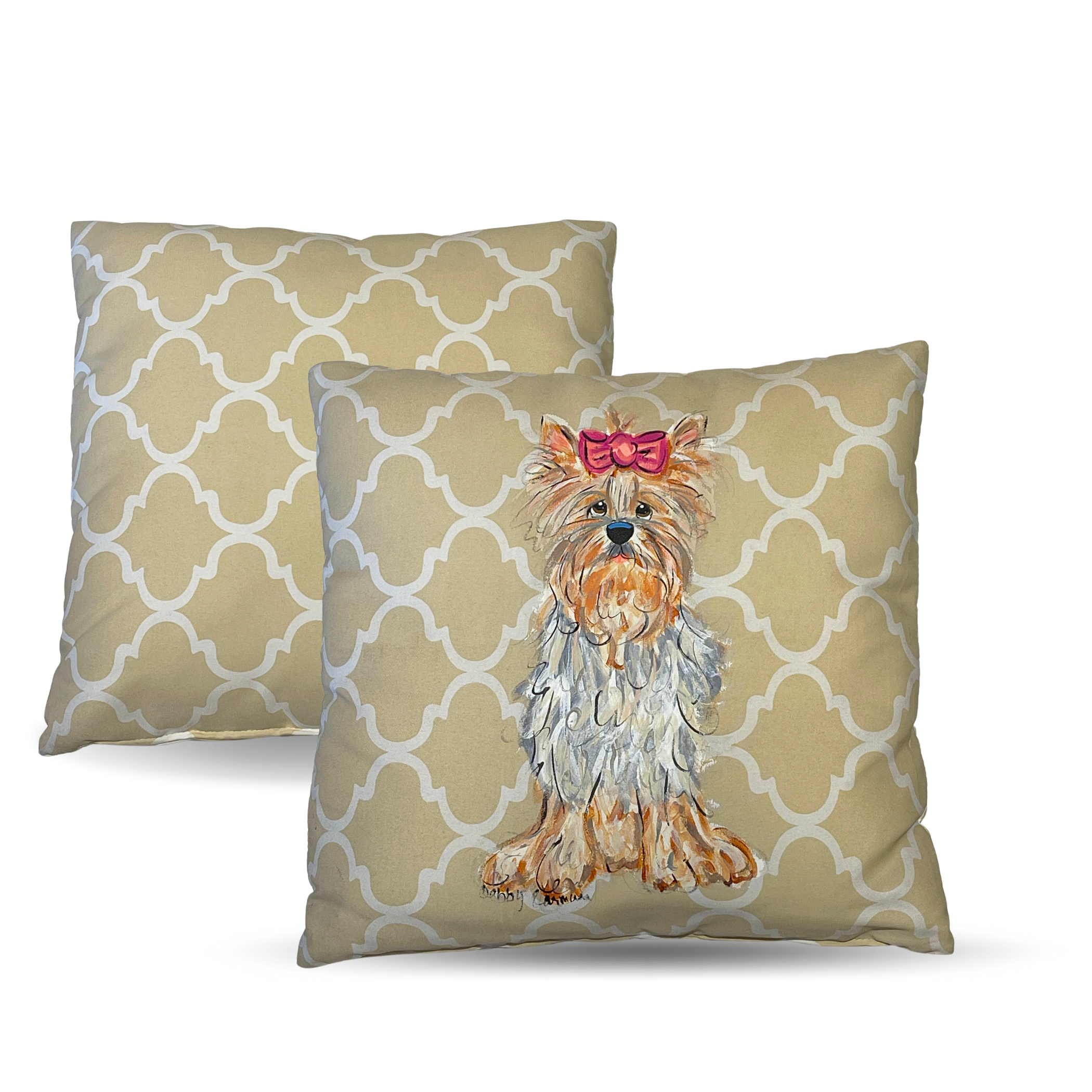 Yorkie Terrier Pillow