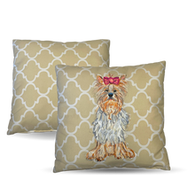 Yorkie Terrier Pillow