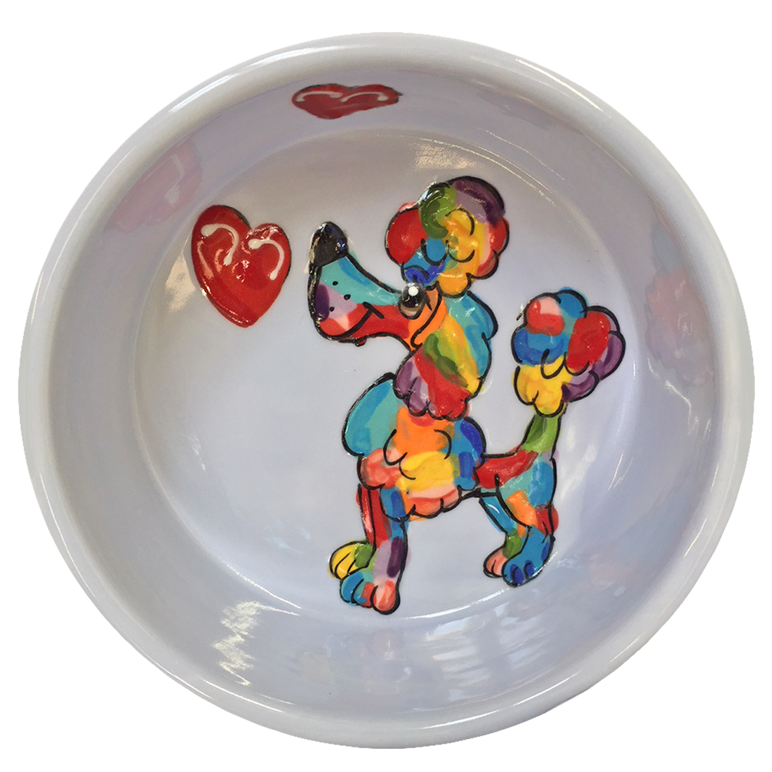 Poodle Love Rainbow Palz™ Bowl