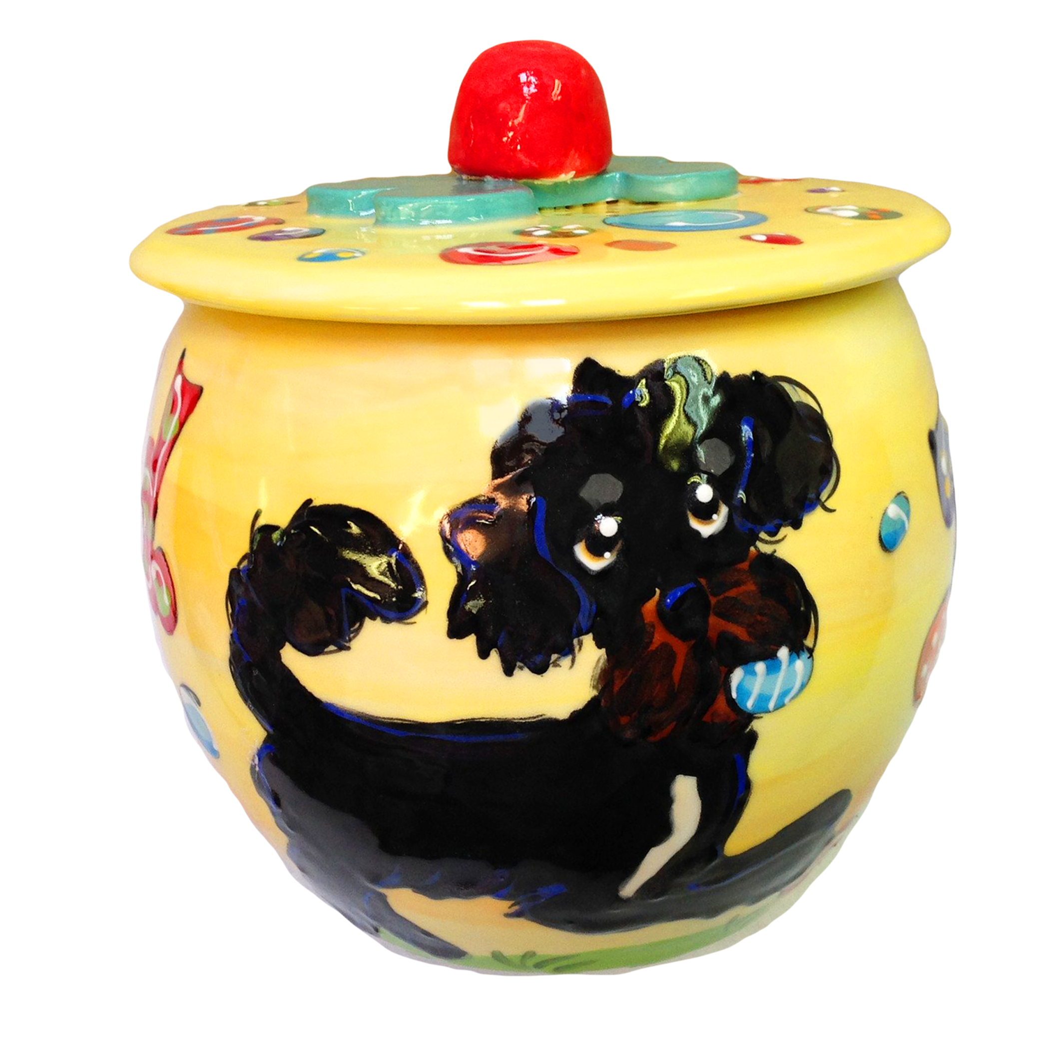 Portuguese Water Dog Treat Jar