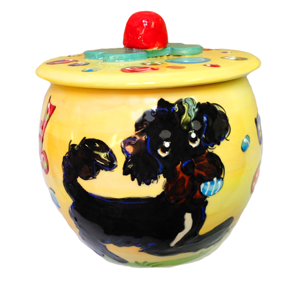 Portuguese Water Dog Treat Jar