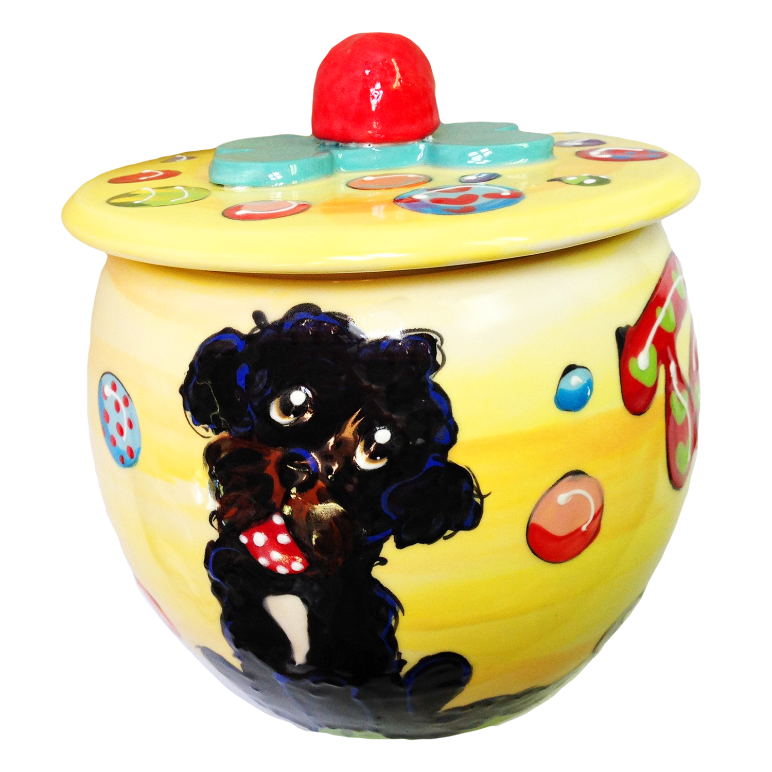 Portuguese Water Dog Treat Jar