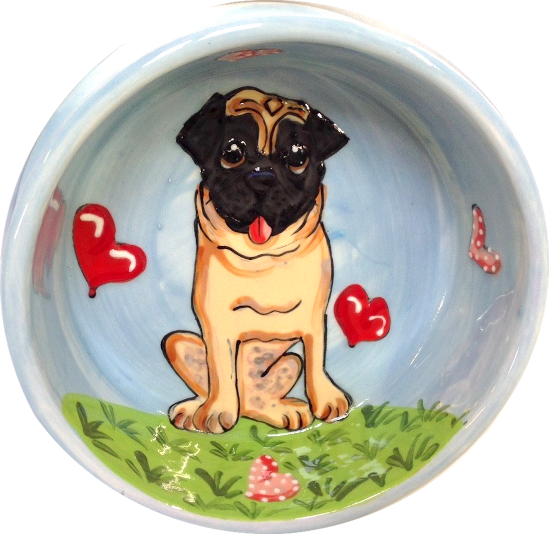 Pug Dog Bowl