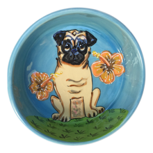 Tropical Pug Bowl