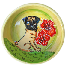 Tropical Pug Bowl