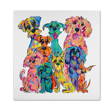 ICANVAS RAINBOW PALZ PAINTING 36x36 BY DEBBY CARMAN 