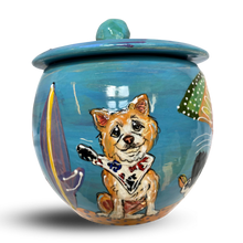 ceramic cookie jar for pomeranian dog treats