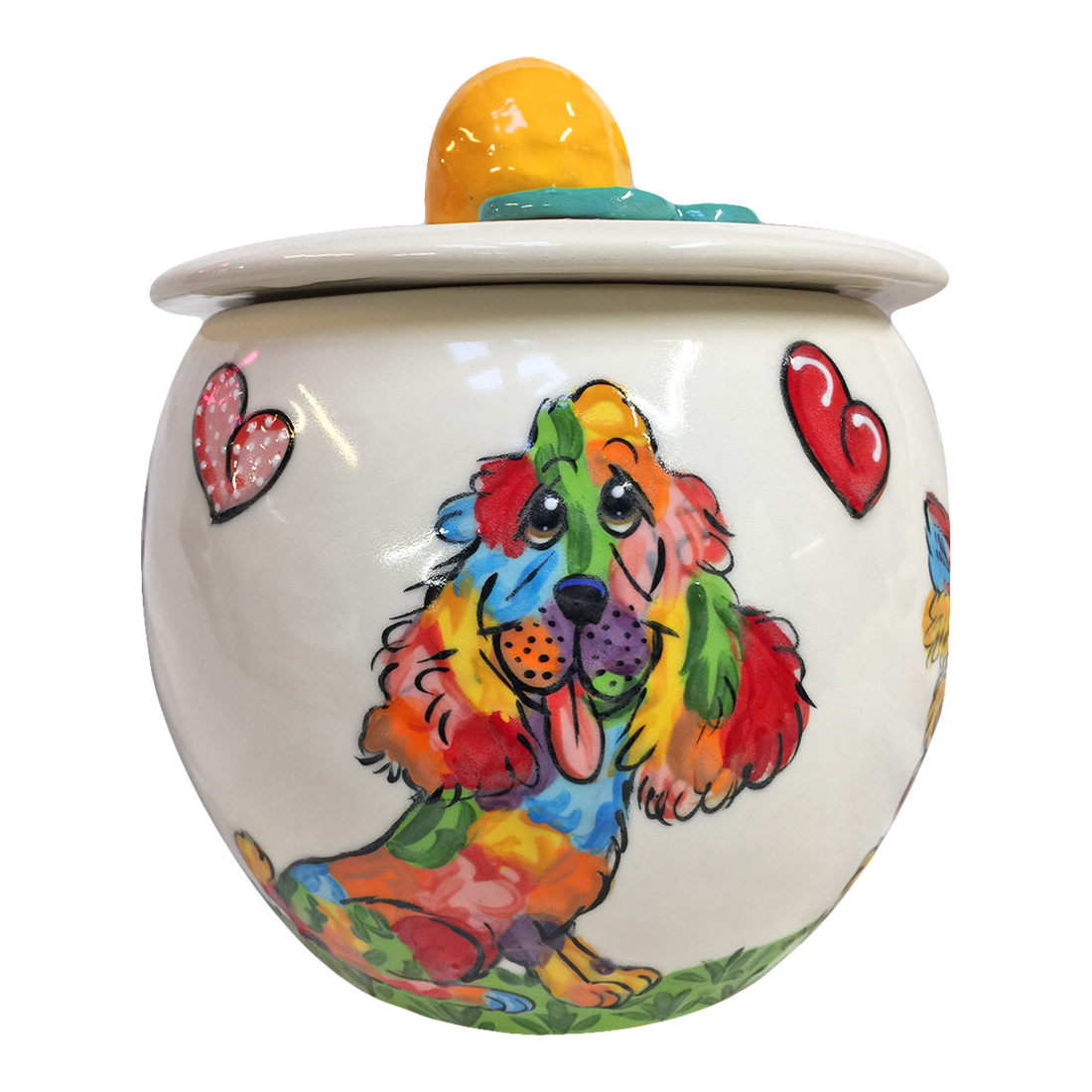 Cocker Spaniel Rainbow Palz™ Treat Jar