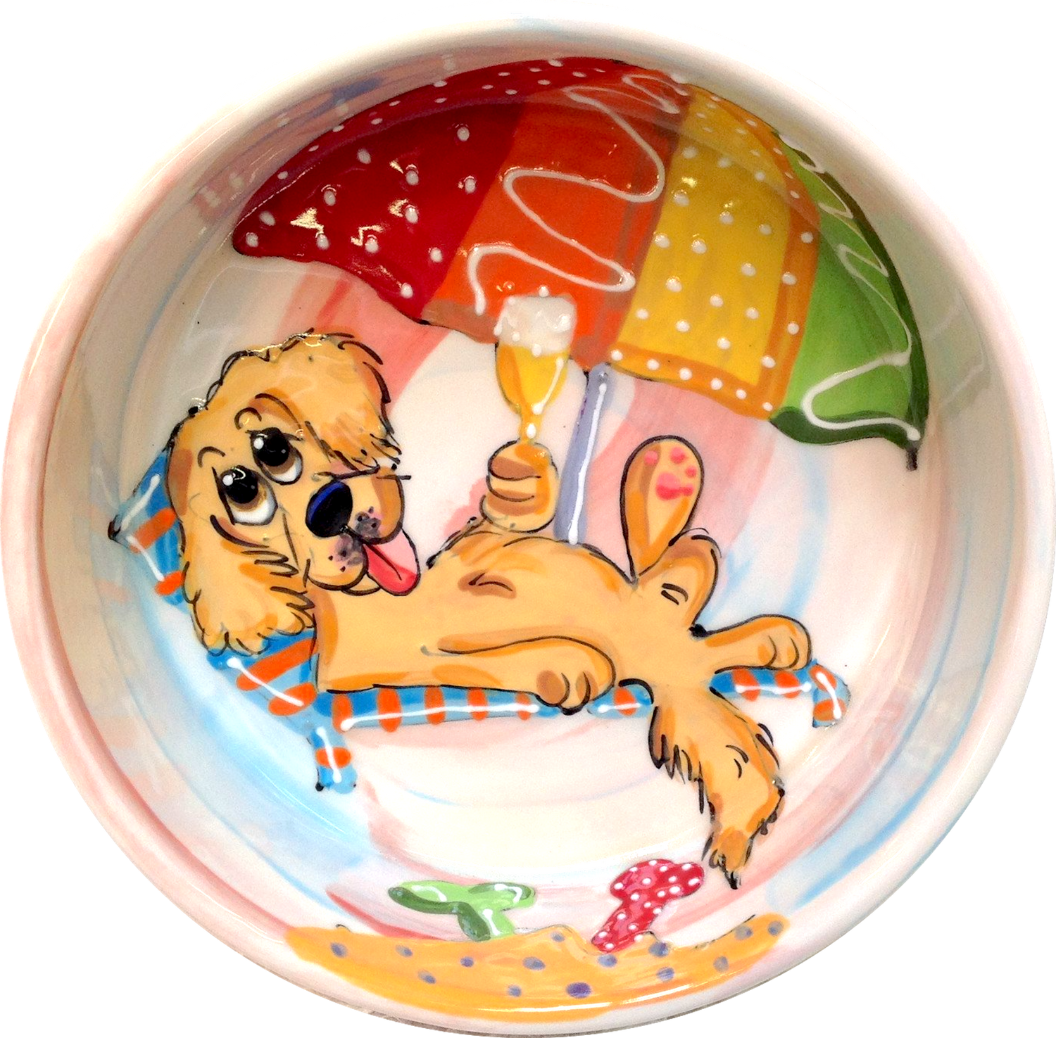 Golden Retriever Dog Bowl