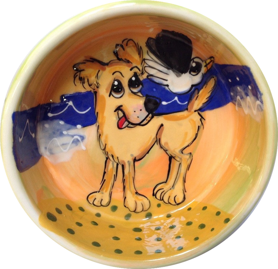 Golden Retriever Dog Bowl