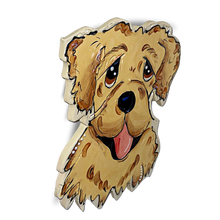 Golden Retriever Sculpted Tile