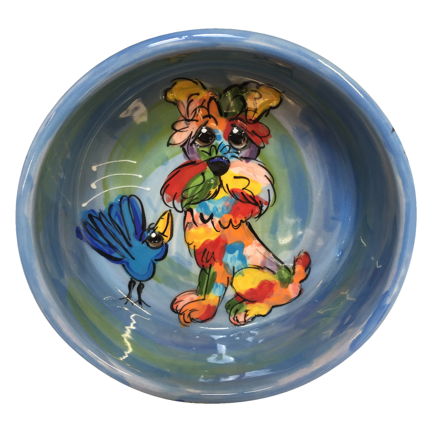 Schnauzer Rainbow Palz™ Bowl