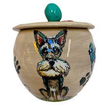 Schnauzer Pet Treat Jar