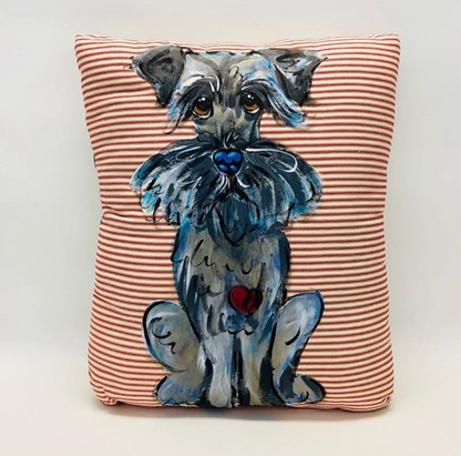 Schnauzer Decorative Pillow