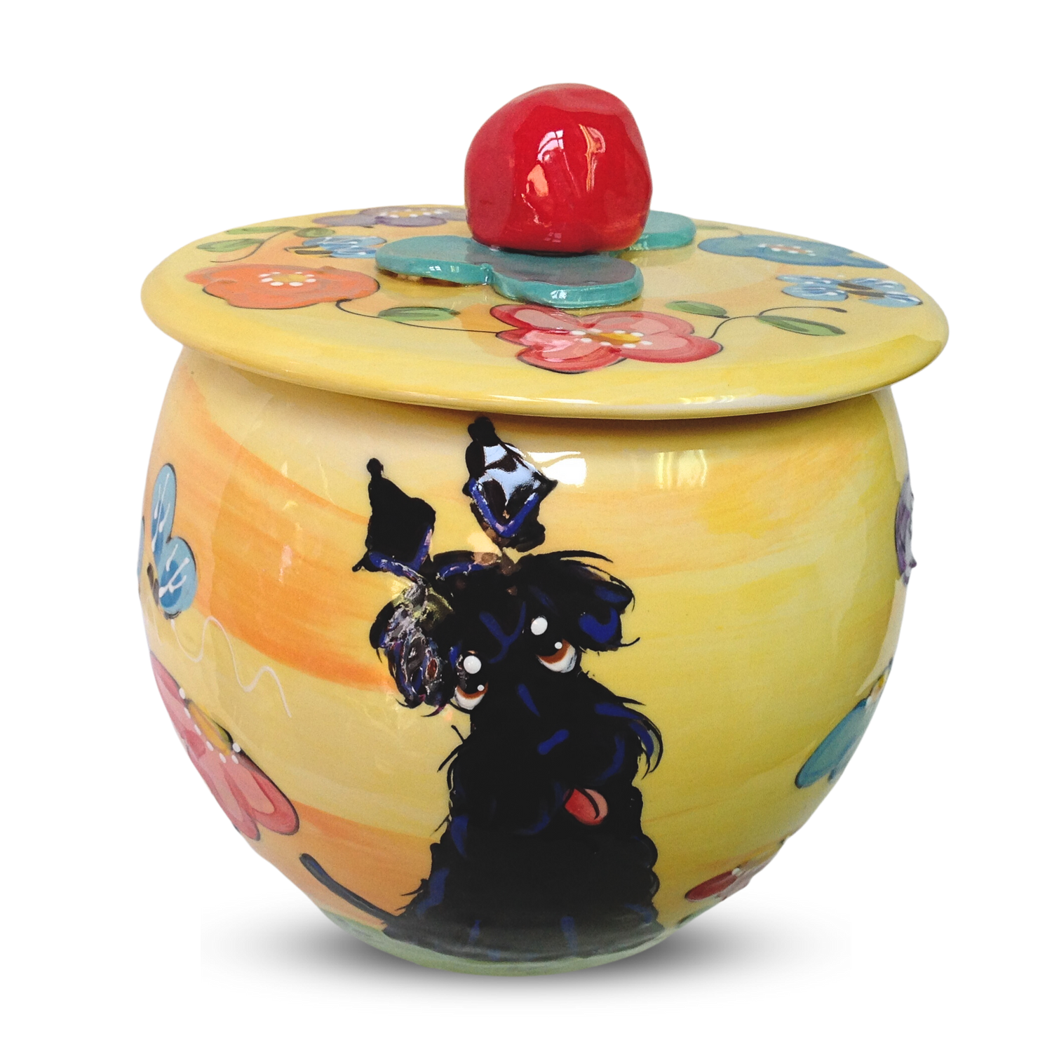 Scottish Terrier Treat Jar