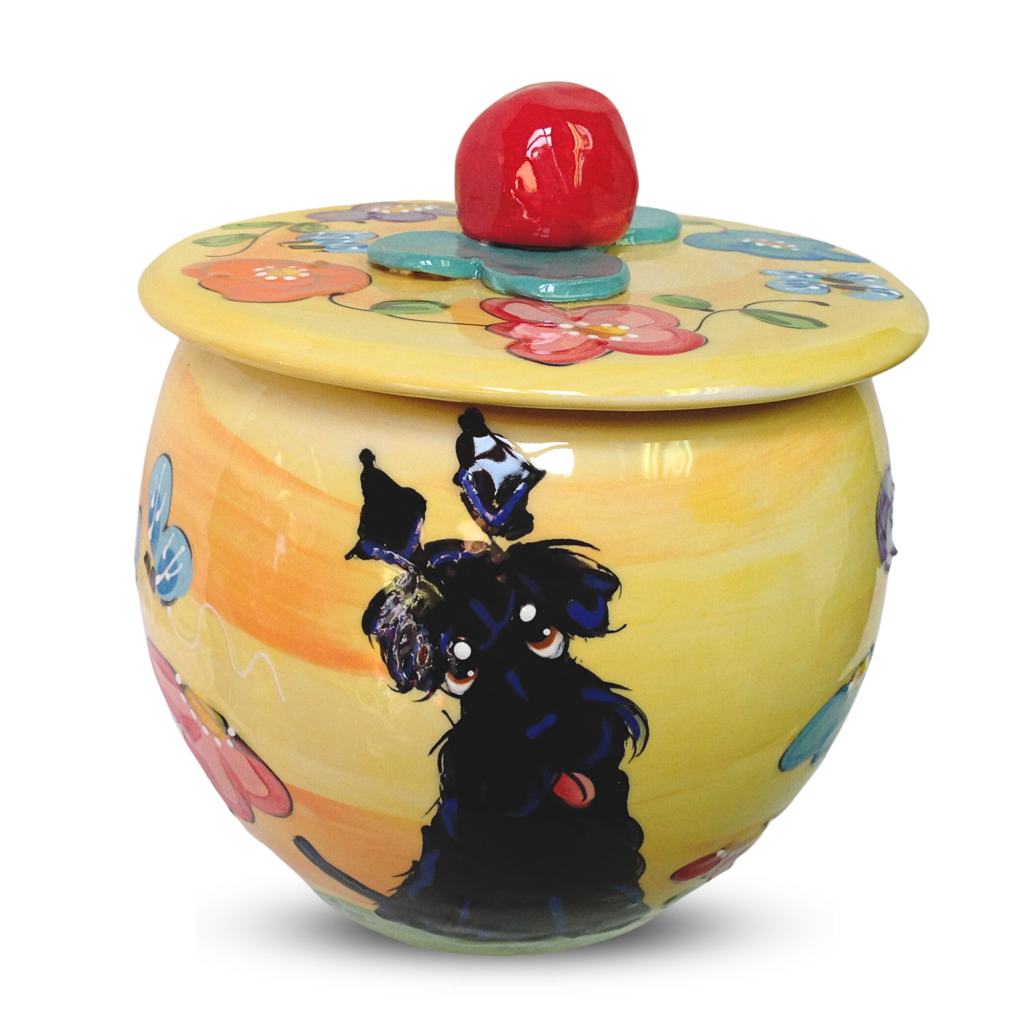 Scottish Terrier Treat Jar