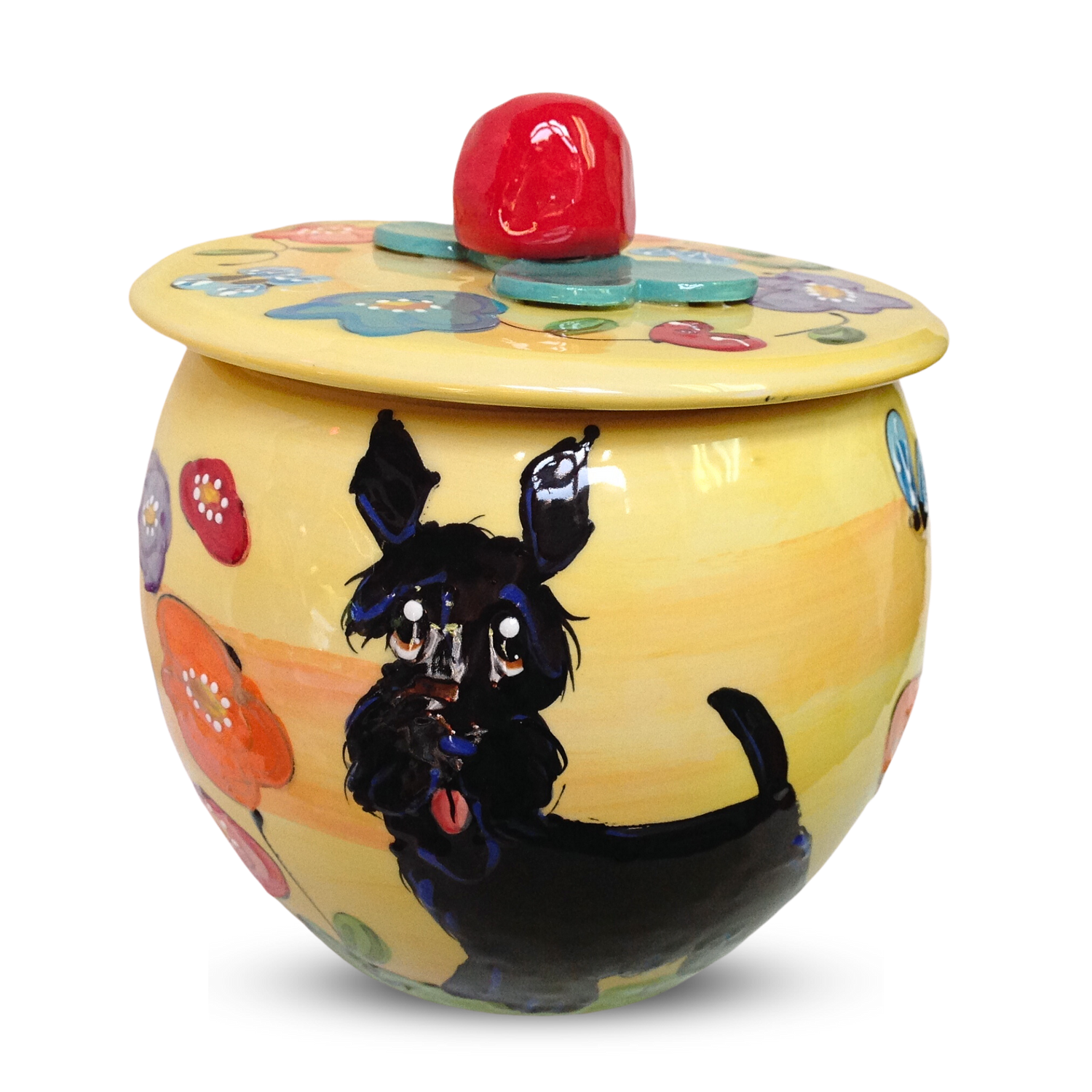 Scottish Terrier Treat Jar