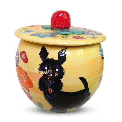 Scottish Terrier Treat Jar