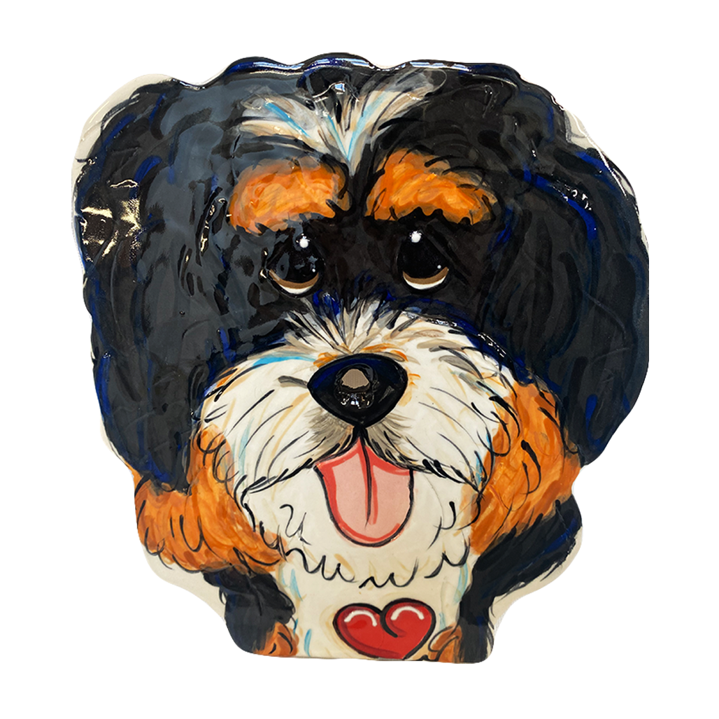 Bernese Mountain Dog Portrait Tile