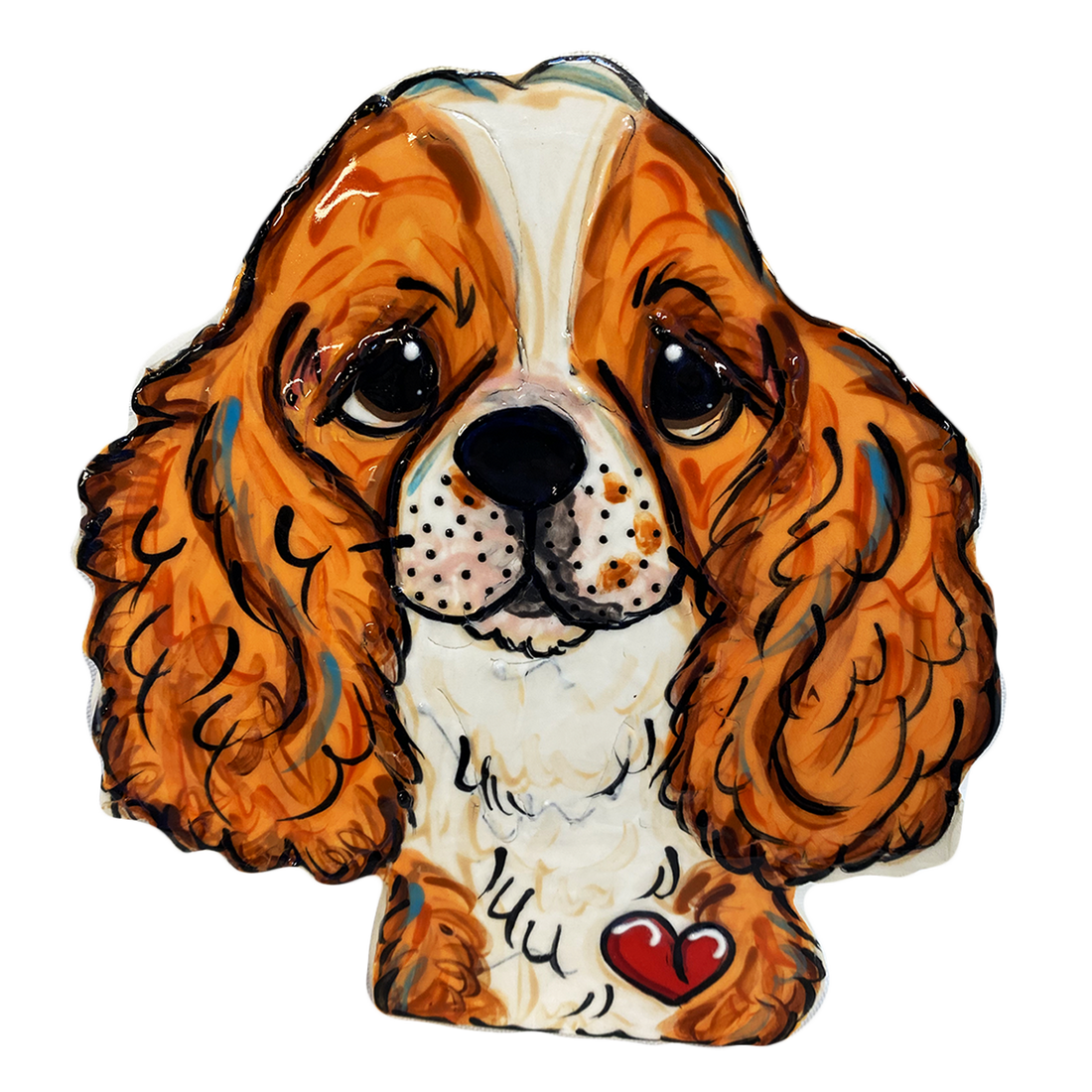 Cavalier King Charles Portrait Tile