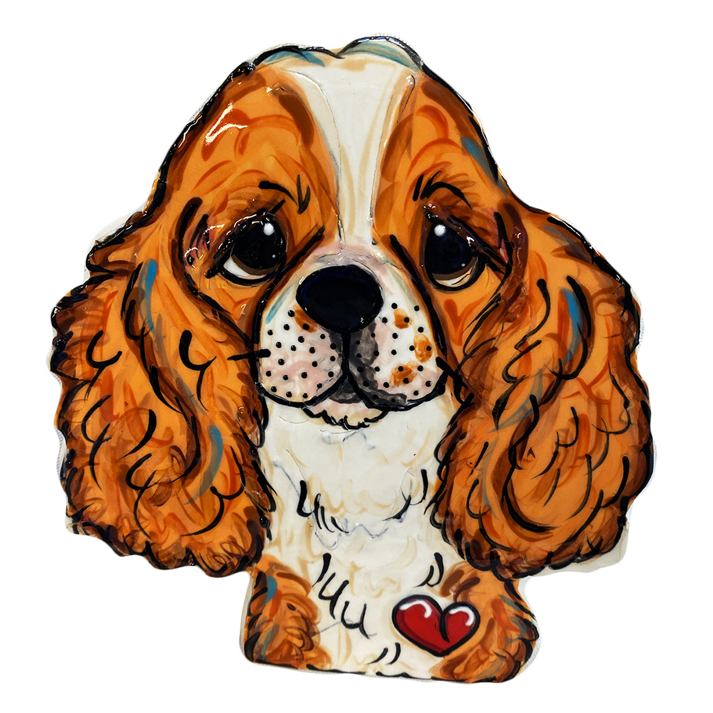 Cavalier King Charles Portrait Tile