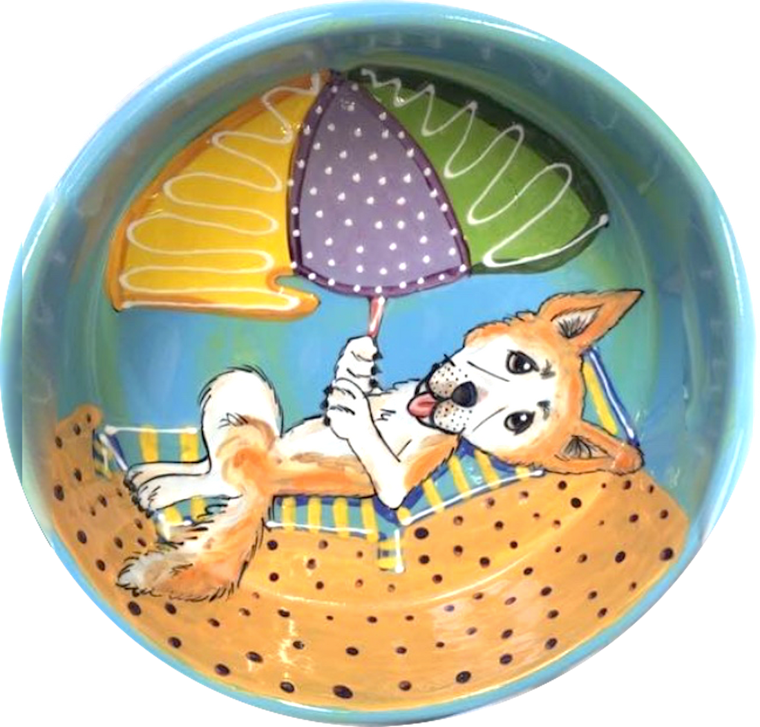 Shiba Inu Gift Idea, Dog Gift, Dog Bowl, Ceramic