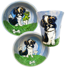 Shih Tzu Food and Water Bowl Set