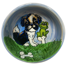 Shih Tzu Food and Water Bowl Set