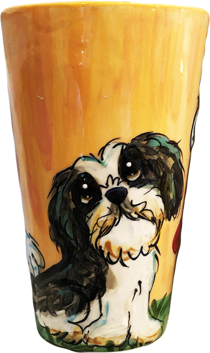 Shih Tzu Dog Mug Set