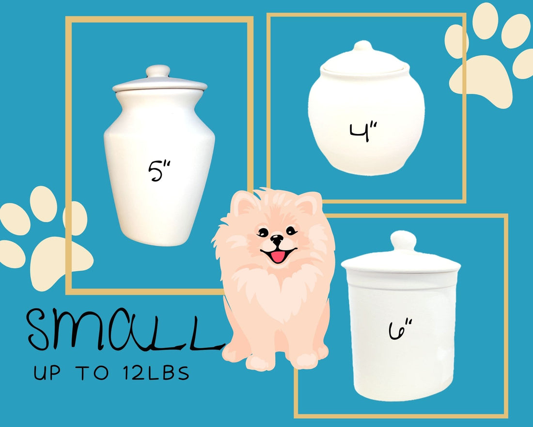 Small Pet Urns - Up to 12lbs